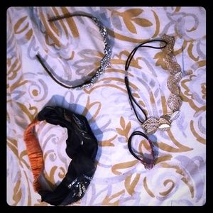 Lot of boutique headbands and one hair tie